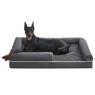 LEGOWISKO ORTOPEDYCZNE DLA PSA Feandrea 120x85x25 SOFA CIEMNY SZARY