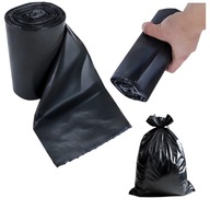 Worki Na Śmieci 60L Zestaw 30 sztuk Odpady Mocne Czarne Uniwersalne LDPE
