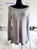 SWETER PRZĘDZA BŁYSZCZĄCY ŚWIECĄCY MIENIĄCY SEXY niespotykany oryginalny