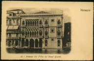 Venezia. Palazzo Ca' d'Oro sul Canal Grande - 1900