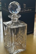 ROYAL DOULTON KRYSZTAŁOWA DUŻA KARAFKA WHISKY Z PUDEŁKIEM