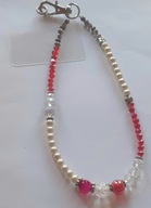 Biżuteryjny, brelok ,smycz, zawieszka do telefonu, kluczy, torebki.