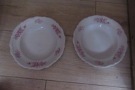 2 ŁADNE TALERZE GŁEBOKIE