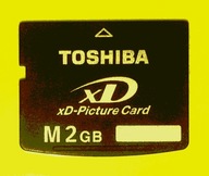xD - Picture Card 2 GB >> T O S H I B A >> Made in JAPAN