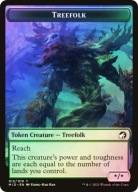 Karta Magic: The Gathering Treefolk / Zombie Token MID *Foil*