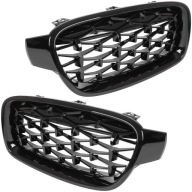 Atrapa Nerki Grill do BMW 3 F30 F31 12-19 DIAMENT CZARNY POŁYSK