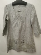 NEVERMIND SUKIENKA R.S/M BOHO TUNIKA LEN LNIANA HAFT ORYGINALNA