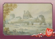 UKRAINA - OSTROG - ZAMEK - MAL. Z. VOGEL - HERB