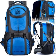 PLECAK TURYSTYCZNY TREKKINGOWY 60L GÓRSKI W GÓRY MĘSKI DAMSKI NIEBIESKI XL