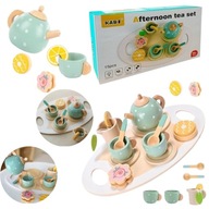 ZESTAW DO HERBATY KAWY KAWOWY FILIŻANKI ZASTAWA KUBEK PREZENT DLA DZIECI