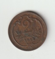 Austria 2 heller 1914 ladny stan