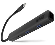 Newell HUB USB 3.0 Rozgałęźnik Portów USB-C PD LAN