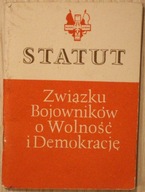 STATUT Związku Bojowników o Wolność i Demokrację, 1970 rok, 62 STRONY