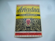 PRL STARA ETYKIETA Z KOLEKCJI WINO ARIADNA WOLSZTYN