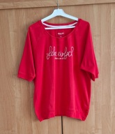 Adenauer&Ca czerwona bawełniana damska bluzka 48/50