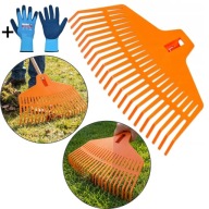 GRABIE WACHLARZOWE DO LIŚCI TRAWY PLASTIKOWE MOCNE MAAN 42cm + GRATIS