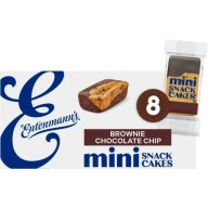 Mini Ciasteczka Entenmann's Brownie Chocolate Chip Snack Cakes 397.G z USA