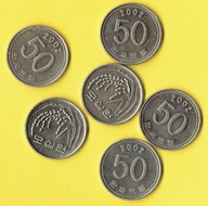 KOREA 50 WON 2002 r.