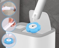 Szczotka do Toalety WC z wymiennymi wkładami Higieniczna Biała 30x wkłady