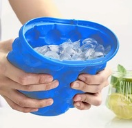 KOSTKARKA DO LODU Z WIADERKIEM NA LÓD 2w1 DUŻE XXL