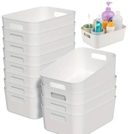 10 SZT. KOSZYCZEK DO PRZECHOWYWANANIA PUDEŁKO ORGANIZER DO KUCHNI ŁAZIENKI