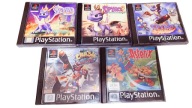 Zestaw Gier PS1/PSX: Spyro the dragon, 2, 3, Crash bandicoot 3, Asterix