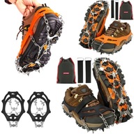 MOCNE RACZKI 38-45 NAKŁADKI NA BUTY KOLCE ŁAŃCUCHY KOANNI + ETUI + RZEPY