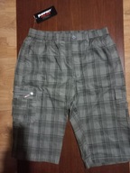 Spodenki Perfect Sport XL letnie khaki w pasie 84 cm bojówki nowe