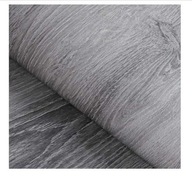 Okleina meblowa samoprzylepna wzór drewna czarno szara PVC 60cm x 5m