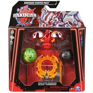 Bakugan Starter Pack - Specjalne figurki Dragonoida, Nillousa i Hammerheada