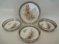 tacki podstawki okute w metalu Niemcy l. 20 -te XX w