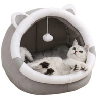 DUŻY DOMEK 50 cm BUDKA LEGOWISKO DLA KOTA PSA ZABAWKA PODUSZKA PLUSZ