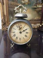 Stary Francuski budzik Japy Freres Louis XV z około 1905r