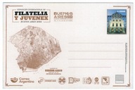 Argentyna 2024 Kartka Cp ** filatelistyka młodzież architektura mapa