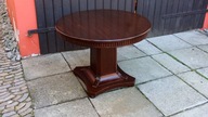 UNIKATOWY OKRĄGŁY STÓŁ STOLIK KAWOWY DĄB 1920 r. ANTYK PO RENOWACJI