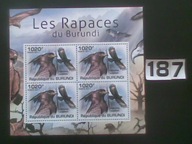 Ptaki , Burundi MNH