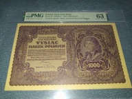 1919 1000 marek seria 1DY PMG 63