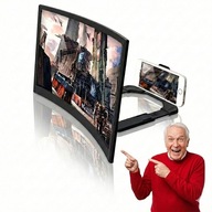 Ekran Powiększający do Telefonu smartfon|Powiększacz dla Seniora 12 cali