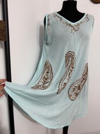 243 Wewa prześwitująca orientalna uniwersalny rozmiar tunika upały plażowa