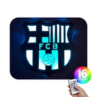 FC BARCELONA LED DEKORACJA ŚCIENNA PREZENT DLA NIEGO DO POKOJU GARAŻU BIURA