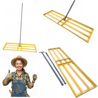 NIWELATOR RÓWNIARKA TERENU Z TRZONKIEM DO PIASKOWANIA TRAWNIKA 120 SZEROKI