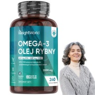 Omega 3 2000 mg 240 kapsułek EPA 660 DHA 440 WeightWorld
