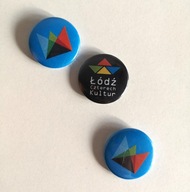 I <3 Łódź pin przypinka zestaw Czterech Kultur (B03)