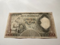 Indonezja - 5000 rupii - 1958