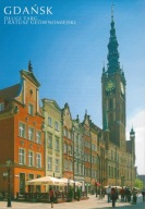Pocztówka - GDAŃSK - Długi Targ i Ratusz Głównomiejski