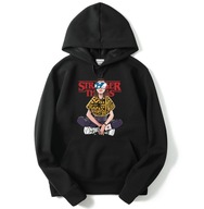 Bluza Damska z Kapturem Czarna Stranger Things - rozmiar M