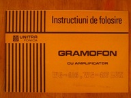 Instrukcja obsługi gramofon WG-416 i WG-417