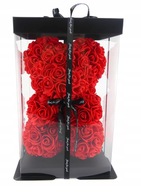 Miś z róż nowoczesny z przydasie.pl prezent na walentynki dla dziewczyny