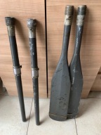 WIOSŁO WIOSŁA DREWNIANE DO ŁODZI DO SZALUPY 2,2M KOMPLET 2 SZT