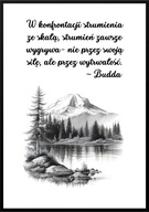 A2 PLAKAT MOTYWACYJNY PSYCHOLOGIA BUDDA, W KONFRONTACJI STRUMIENIA ...